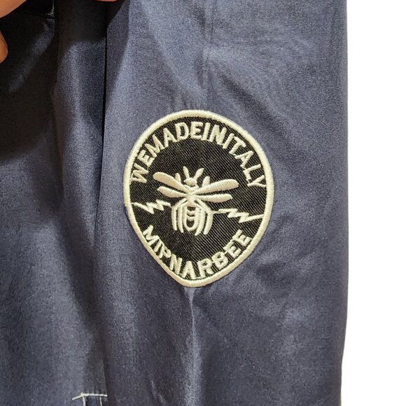 Vintage VIOLENCE Men's Jacket Size 3XL Blue Zip Logo Military Outdoor Pockets - Picture 5 of 13